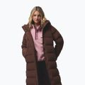 Palton fleece pentru femei Columbia Amaze Puff Long Hooded tobacco 7