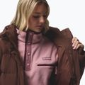 Palton fleece pentru femei Columbia Amaze Puff Long Hooded tobacco 17