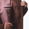 Palton fleece pentru femei Columbia Amaze Puff Long Hooded tobacco 18