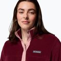 Bluză damă Columbia Benton Springs 1/2 Snap rich wine/eraser pink 5