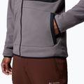 Bluză fleece pentru bărbați Columbia Fast Trek Overlay Full Zip city grey/black 6