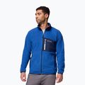Bluză fleece pentru bărbați Columbia Fast Trek Overlay Full Zip mt blue/coll navy