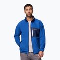 Bluză fleece pentru bărbați Columbia Fast Trek Overlay Full Zip mt blue/coll navy 5