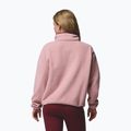 Bluză fleece pentru femei Columbia Helvetia II Cropped Half Snap Fleece eraser pink/fig/rich wine 3