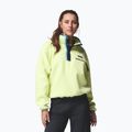 Bluză fleece pentru femei Columbia Helvetia II Cropped Half Snap Fleece citron haze/black/compass blue 6
