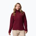 Bluză fleece pentru femei Columbia Fast Trek II rich wine