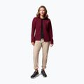 Bluză fleece pentru femei Columbia Fast Trek II rich wine 2