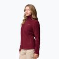 Bluză fleece pentru femei Columbia Fast Trek II rich wine 4