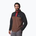 Bluză pentru bărbați Columbia Steens Mountain Half Snap II tobacco/black/mtn red 4