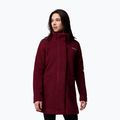 Palton fleece pentru femei Columbia Panorama Long rich wine
