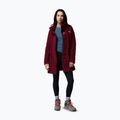 Palton fleece pentru femei Columbia Panorama Long rich wine 2