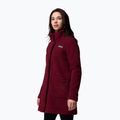 Palton fleece pentru femei Columbia Panorama Long rich wine 4