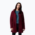 Palton fleece pentru femei Columbia Panorama Long rich wine 5