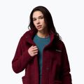 Palton fleece pentru femei Columbia Panorama Long rich wine 6
