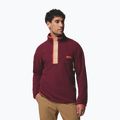 Bluză fleece pentru bărbați Columbia Helvetia II Half Snap Fleece rich wine