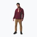 Bluză fleece pentru bărbați Columbia Helvetia II Half Snap Fleece rich wine 2