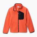 Bluză fleece pentru copii Columbia Fast Trek IV Fleece Full Zip zing/black