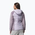 Geacă izolată pentru femei Columbia Powder Lite II Sherpa Hybrid shale purple/lavender pearl 3