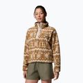 Bluză fleece pentru femei Columbia Helvetia II Printed Cropped Half Snap delta/retrotree