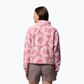 Bluză fleece pentru femei Columbia Helvetia II Printed Cropped Half Snap rosette/sprayflower 3