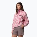 Bluză fleece pentru femei Columbia Helvetia II Printed Cropped Half Snap rosette/sprayflower 4