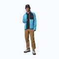 Bluză de trekking pentru bărbați Columbia Triple Canyon Grid Fleece Full Zip II compass blue heather/black 2