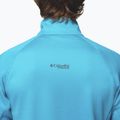 Bluză de trekking pentru bărbați Columbia Triple Canyon Grid Fleece Full Zip II compass blue heather/black 7