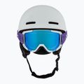 Cască de schi pentru copii Salomon Player Combo + Gogle XV Jr ice flow/ice flow mid blue 2