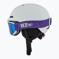 Cască de schi pentru copii Salomon Player Combo + Gogle XV Jr ice flow/ice flow mid blue 3