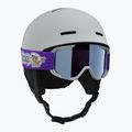 Cască de schi pentru copii Salomon Player Combo + Gogle XV Jr ice flow/ice flow mid blue