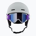 Cască de schi pentru copii Salomon Player Combo + Gogle XV Jr ice flow/ice flow mid blue 4