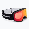 Ochelari de schi Salomon Aksium 2.0 S black/ml mid red