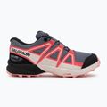 Încălțăminte de alergare pentru copii Salomon Speedcross Waterproof grisaille/hushed violet/rouge red 2