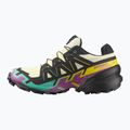 Încălțăminte de alergare pentru femei Salomon Speedcross 6 GTX transparent yellow/black/waterfall 9