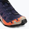 Încălțăminte de alergare pentru bărbați  Salomon Speedcross 6 GTX maritime blue/black/cherry tomato 7