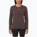 Longsleeve  pentru femei Salomon Shakeout Core coffe bean