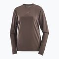 Longsleeve  pentru femei Salomon Shakeout Core coffe bean 3