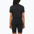 Tricou de alergare pentru femei Salomon Sense Aero SS Tee GFX deep black 2
