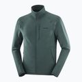 Bluză de drumeție pentru bărbați Salomon Essential Lighwarm Full Zip green gables 3
