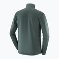 Bluză de drumeție pentru bărbați Salomon Essential Lighwarm Full Zip green gables 4