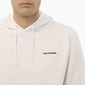 Bluză pentru bărbați Salomon Chest Logo Hoodie whisper white 3