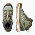 Încălțăminte de trekking pentru femei Salomon X Ultra 360 Edge Mid GTX tea/deep lichen green 4