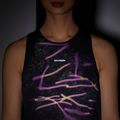 Tricou de alergare pentru femei Salomon Shakeout Core Tank GFX deep black 3