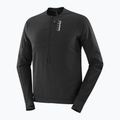 Bluză de alergare pentru bărbați Salomon Ultra Fleece Deep Black 8
