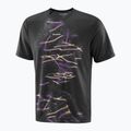 Tricou de alergare pentru bărbați Salomon Shakeout Core GFX deep black 3