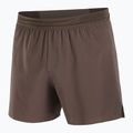 Pantaloni scurți de alergare pentru bărbați Salomon Sense Aero Stow 5" coffee bean 7
