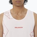 Tricou de alergare pentru bărbați Salomon S/Lab Speed Tee lilac ash/fiery red 3
