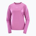Longsleeve de alergare pentru femei Salomon Shakeout Core iris orchid 3