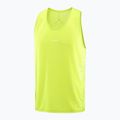 Tricou de alergare pentru bărbați Salomon Sense Aero Singlet GFX acid lime 4