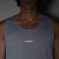 Tricou de alergare pentru bărbați Salomon Sense Aero Singlet GFX trade winds 6